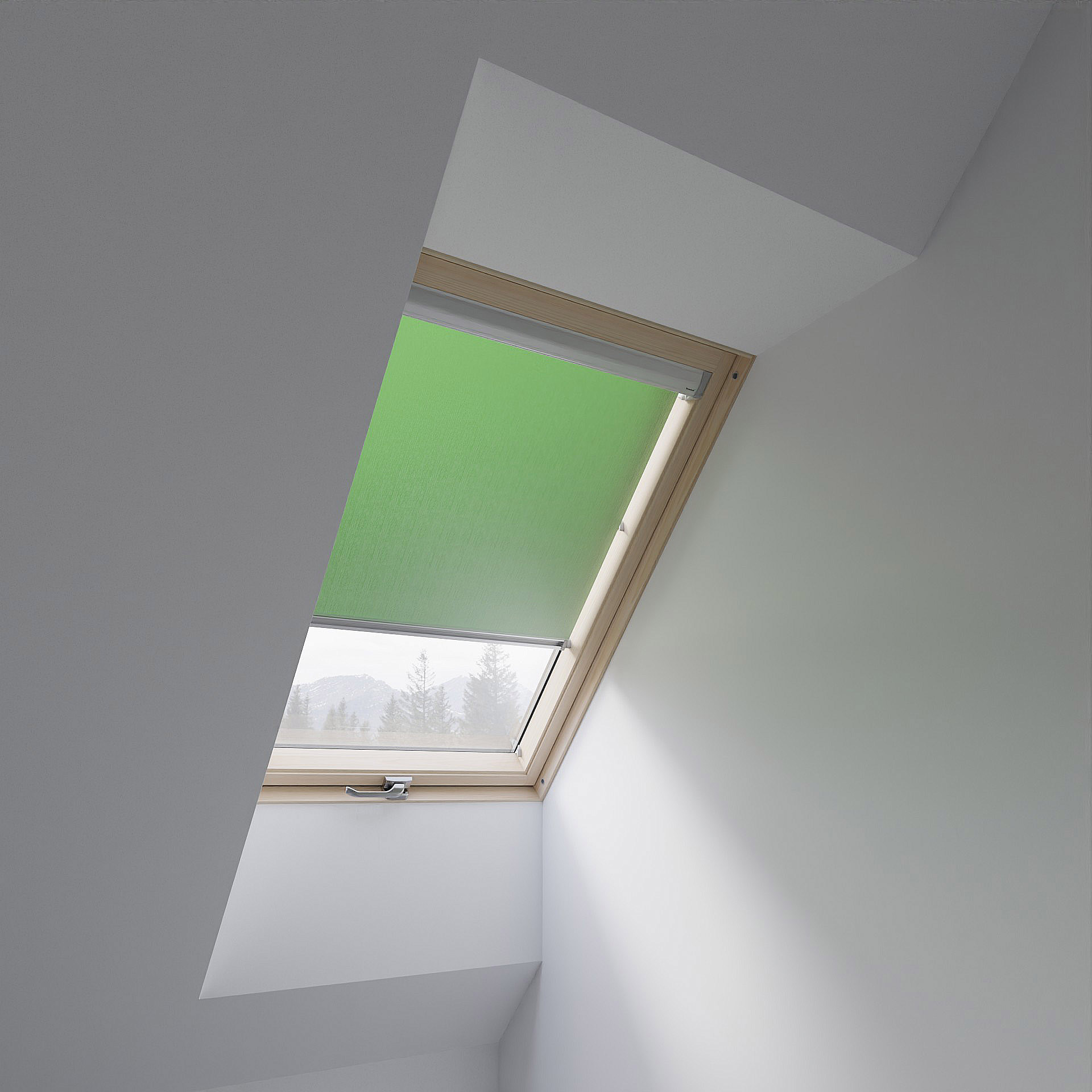 Grün Termotech Sichtschutzrollo für Dachfenster